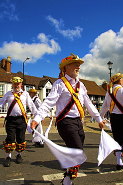 Morris dancing, Stratford upon Avon, Warwickshire, England, United Kingdom, Europe