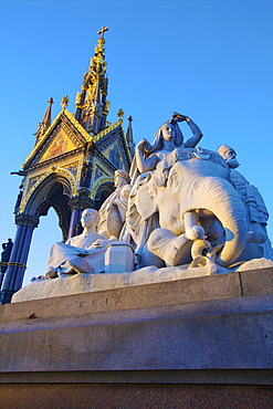 The Albert Memorial, Kensington Gardens, London, England, United Kingdom, Europe