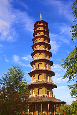 Pagoda, Kew Gardens, UNESCO World Heritage Site, London, England, United Kingdom, Europe