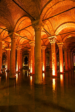 Basilica Cistern, Istanbul, Turkey, Europe