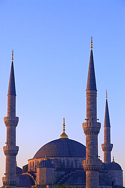 Blue Mosque (Sultan Ahmet Camii), UNESCO World Heritage Site, Istanbul, Turkey, Europe 