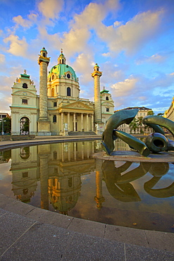 St. Charles Church, Vienna, Austria, Europe 