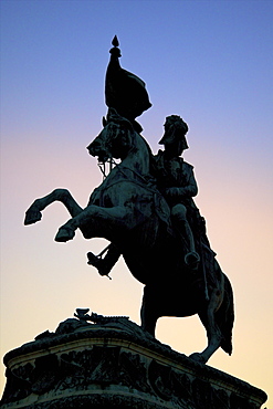 Statue of Emperor Franz Joseph, Vienna, Austria, Europe 