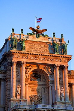 Hofburg Palace Exterior, Vienna, Austria, Central Europe