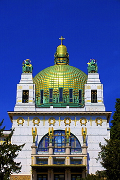 Kirche am Steinhof (Church of St. Leopold), the Art Nouveau church designed by Otto Wagner, Vienna, Austria, Europe 