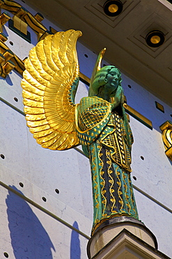 Interior of Kirche am Steinhof (Church of St. Leopold), designed by Otto Wagner, Vienna, Austria, Europe 