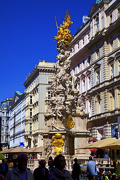 Plague Column, Graben, Vienna, Austria, Europe 