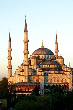 Blue Mosque (Sultan Ahmet Camii), Istanbul, Turkey, Europe