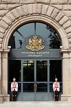 Guards of Honour outside Bulgarian Presidency, Sofia, Bulgaria, Europe