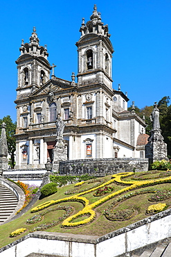 Santuario do Bom Jesus do Monte (Good Jesus of the Mount Sanctuary), Church, UNESCO World Heritage Site, Tenoes, Braga, Minho, Portugal, Europe