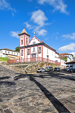 Sao Francisco de Assis Church, Diamantina, UNESCO World Heritage Site, Minas Gerais, Brazil, South America 