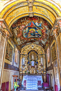 Interior of the Capela de Nossa Senhora do Pilar, Sabara, Belo Horizonte, Minas Gerais, Brazil, South America 