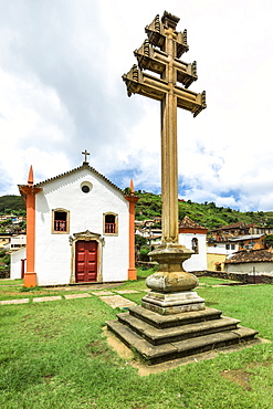 Padre Faria Church, Ouro Preto, UNESCO World Heritage Site, Minas Gerais, Brazil, South America 