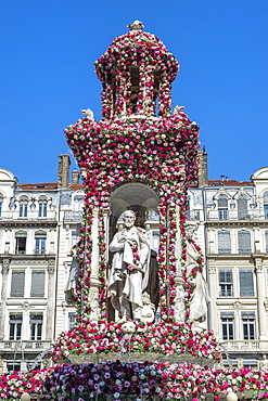 Jacobins Square during the 17th World Convention of Rose Societies in 2015, Lyon, Rhone, France, Europe