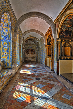 Rosary Court, Convento de Nossa Senhora da Conceicao (Our Lady of the Conception Convent), Regional Museum Dona Leonor, Beja, Alentejo, Portugal, Europe