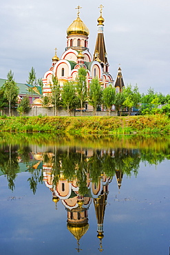 Church of the Exaltation of the Holy Cross, Almaty, Kazakhstan, Central Asia, Asia