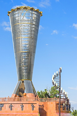 Altyn Shanyrak monument, Independence Park, Shymkent, South Region, Kazakhstan, Central Asia, Asia