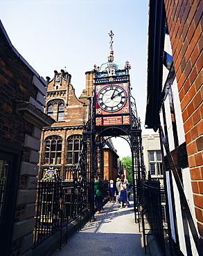 Eastgate Clock, Chester, Cheshire, England, United Kingdom, Europe