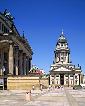 The Theatre and French Cathedral in Berlin, Germany, Europe