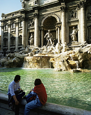 Trevi Fountain, Rome, Lazio, Italy, Europe