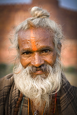 Holy man, Agra, Uttar Pradesh, India, Asia