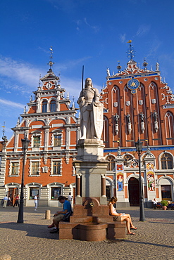 Brotherhood of Blackheads House, Old Town, UNESCO World Heritage Site, Riga, Latvia, Europe