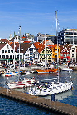 Stavanger's picturesque harbor, Stavanger, Rogaland, Norway, Scandinavia, Europe