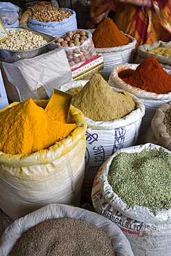 Spices, Jaipur, Rajasthan, India, Asia