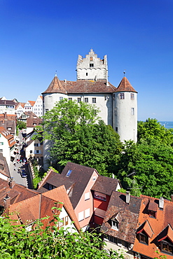 Old Castle, Meersburg, Lake Constance (Bodensee), Baden Wurttemberg, Germany, Europe