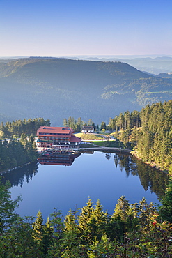 Mummelsee Lake, Black Forest, Baden Wurttemberg, Germany, Europe