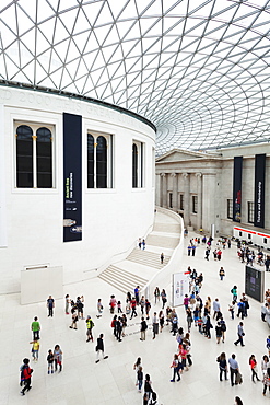 Great Court, architect Norman Foster, British Museum, Bloomsbury, London, England, United Kingdom, Europe