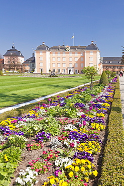 Schloss Schwetzingen Palace, Baroque Garden, Schwetzingen, Baden-Wurttemberg, Germany, Europe