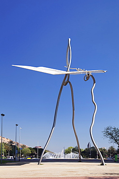 David and Goliath, Sculpture by Antoni Llena, Port Olimpic, Barcelona, Catalonia, Spain, Europe