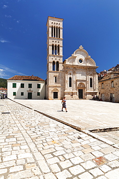 Sveti Stjepan Cathedral, Hvar, Hvar Island, Dalmatia, Croatia, Europe