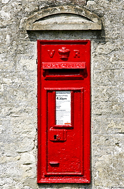 Wall Mounted Post-Box, England