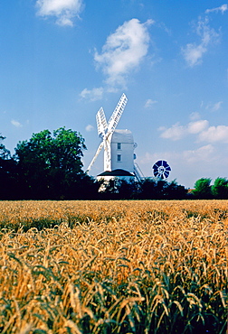 A windmill in Suffolk, England