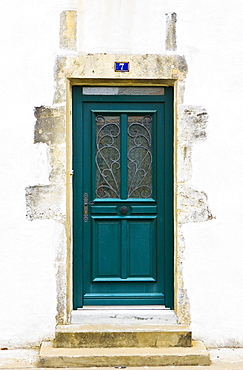 Traditional door, Ile De Re, France.