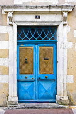 Traiditonal door, Ile De Re, France.