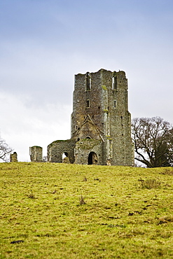 Church ruins in North Creake, Norfolk, England, United Kingdom