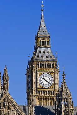 Big Ben and clock in St Stephen's Tower, London, United Kingdom