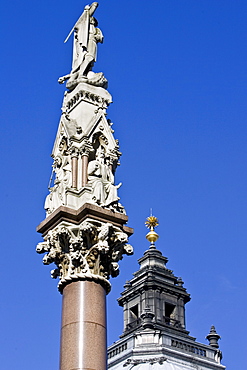 Westminster School Memorial outside Westminster Abbey, London, United Kingdom