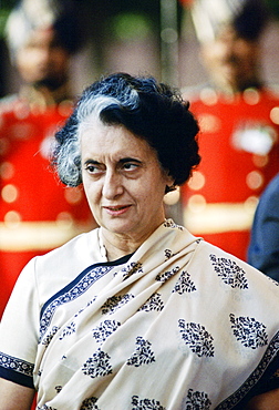 Indian Prime Minister Indira Ghandi, India