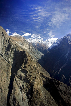 Peaks and valleys of Karokoram Mountains, Skardu Valley, North Pakistan