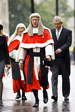 Judges Procession from Westminster Abbey, London, England, United Kingdom