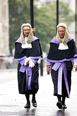 Judges Procession from Westminster Abbey, London, England, United Kingdom