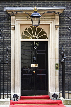 Number 10 Downing Street, official home of the British Prime Minister, London, United Kingdom