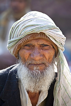 Indian man in Old Delhi at Daryagang market, India