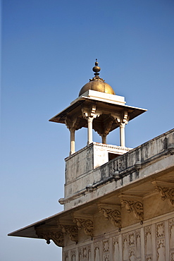 Khas Mahal Palace built 17th Century by Mughal Shah Jehan for his daughters inside Agra Fort, India