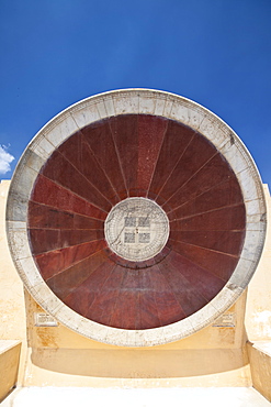 The Nadivalaya Yantra equatorial instrument at Jantar Mantar, The Observatory in Jaipur, Rajasthan, Northern India