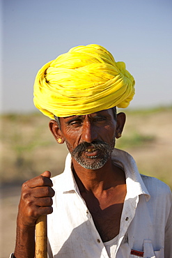 Goatherd near Rohet, Rajasthan, Northern India